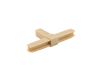 Уголок сборочный 3d прямой, золото, Алюмформ