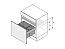 Рама системы сбора мусора AvanTech YOU Pull, NL400, KB500, Art. 9278339, Hettich