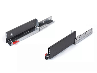 Комплект ящика FLOWBOX Push to Open с доводчиком H106 350 Антрацит, Samet (индивид. упак.)