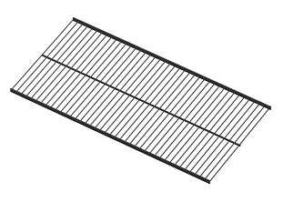 ARISTO Полка проволочная, серия 360, L=607, чёрный Art. WA0287.VP060.BK0PC.RA
