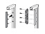 Адаптер для креплений ФриФлап, ФриСвинг, ФриСлайд к алюминиевой рамке 20 мм , никель (компл. 2 шт. с винтами) Art. 2716870006, Kessebohmer