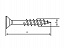 Шуруп по дереву и ДСП потай PZ 3,0х12 (1000 шт.) оцинков.