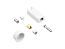 Механический фиксатор для Push to Move WingLine L, белый Art. 9282600, Hettich