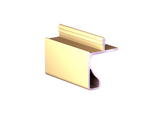 Ручка-профиль, Gola для верхних модулей, 4,0 м, (для 16/18мм ДСП), золото, Россия