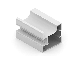 ARISTO Вертикальный профиль Fusion 4 в 1, белый матовый 5,4,FA0413.VP540.WHKPP.RA