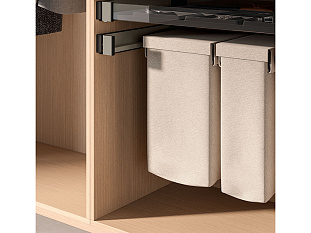 Конеро Комплект Мешок для белья на раме WхD 760-820x450, мешок широкий 1 шт; мешок узкий 1 шт;, шампань Art. 5496949853, Kessebohmer