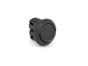 Выключатель мебельный врезной D27 (max 250V/5A), черный