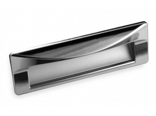 Ручка мебельная, врезная FR-007, 128 мм, хром, Валмакс