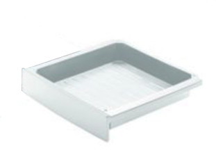 Лоток для канцелярских товаров SmarTray, H60, пластик, под алюминий, Art.9134236, Hettich