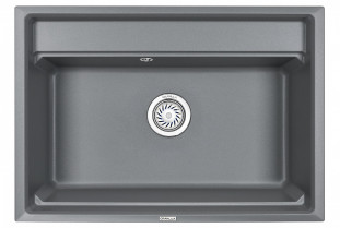 Мойка кухонная Granula KS-7301, 730х510х245мм, алюминиум , искусственный камень