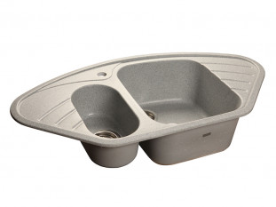 Мойка кухонная Granfest GF - C960E, 950х505х200мм, серый 310, искусственный камень, в комплекте