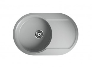 Мойка кухонная Omoikiri Manmaru 78-GR, 780х510х207мм, Artgranit/Leningrad Grey, в комплекте