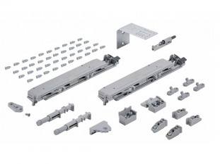 Ком-кт. демпферов Silent System TopLine XL на закрывание и открывание для 2-х дверного шкафа Art. 9169548, Hettich