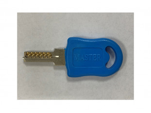 Мастер-ключ к замку мебельному d19x22мм № 138 МК, код 122350, синий