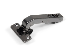 Петля NEO LINE PUSH для фальшпанели без пружины, clip-on, черный никель H94702/BN, BOYARD