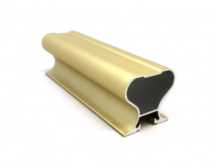 GDS40 Ручка-профиль симметричная золото 5400 мм, Dorwell