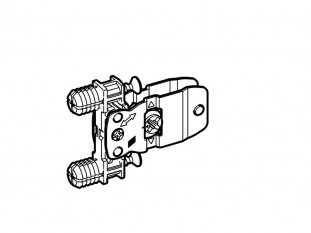 Соединитель передней панели AvanTech YOU, H101, под запрессовку, Art. 9255836, Hettich