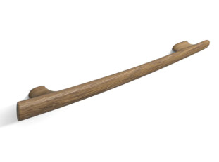 Ручка мебельная Bow HL-004M деревянная (дуб), 288 мм