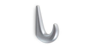 Крючок мебельный NILL K103SC.9, однорожковый, сатиновый хром, Boyard