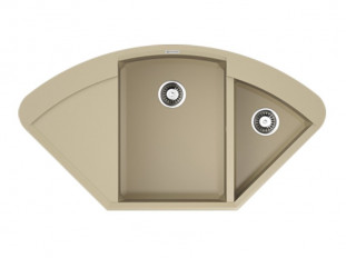Мойка кухонная Omoikiri Sakaime 105C-СH, 1057х575х165мм, Tetogranit/Шампань, в комплекте