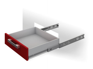 Направляющие для ящиков шариковые полного выдвижения 42х350мм, DB4501Zn/350, Boyard