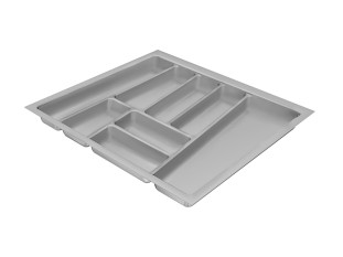 Лоток для столовых приборов OrgaTray 740 для AvanTech YOU, NL500, B600, серебристый, Art.9302719, Hettich