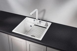 Мойка кухонная Granula KS-5002, 500х510х245мм, арктик , искусственный камень