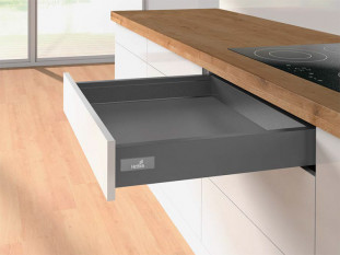 Комплект ящика InnoTech Atira 70х520 антрацит, полн. выдв. Silent System, Art. 9234546, глубина 550мм, Hettich