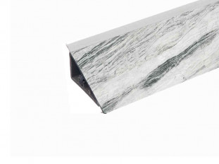 Плинтус PERFETTO-LINE Crystal marble 8040 (заглушка 219725-024) / Rehau