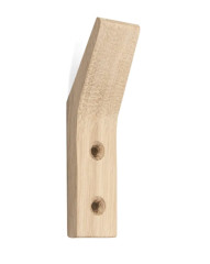 Крючок , HOOK L, деревянная (дуб), без обработки 100х24х30мм