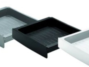 Лоток для канцелярских товаров SmarTray, H60, пластик, черный, Art.9134235, Hettich