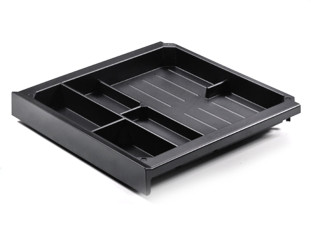Лоток для канцелярских товаров SmarTray, H40, пластик, черный, Art.9134232, Hettich