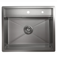 Мойка кухонная Granula 6051, 600х510мм, СТАЛЬ матовая, нерж сталь