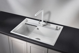 Мойка кухонная Granula KS-7301, 730х510х245мм, арктик , искусственный камень