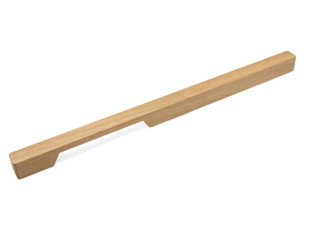 Ручка мебельная  IGUS, деревянная (дуб),  светлое масло, 352 мм, L 392мм