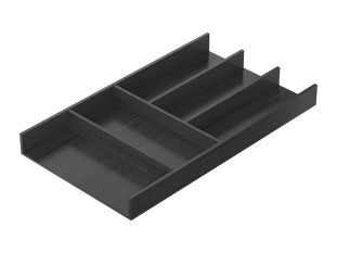 Лоток для столовых приборов OrgaTray 270 для InnoTech Atira/AvanTech YOU/ArciTech, NL450, бук, антрацит, Art.9278291, Hettich