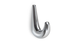 Крючок мебельный NILL K103CP.9, однорожковый, хром полированный, Boyard