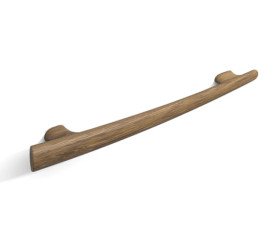 Ручка мебельная Bow HL-004M деревянная (дуб), 192 мм