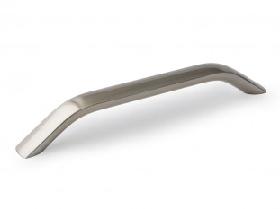 Ручка мебельная, скоба ALM PREMIUM IL-236, 192 мм, нержавеющая сталь/лак, Mico