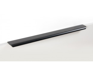 Ручка-профиль, торцевая MONTE RT110, 320x2 / 700 мм, алюминий, черный, Boyard