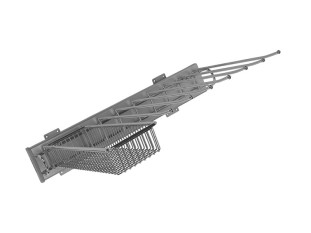 Dorwell Universale брючница выкатная с корзиной д. мелочей, 330x467x100мм, правое крепление, Art. 7406