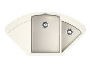 Мойка кухонная Omoikiri Sakaime 105C-WH, 1057х575х165мм, Tetogranit/Белый, в комплекте