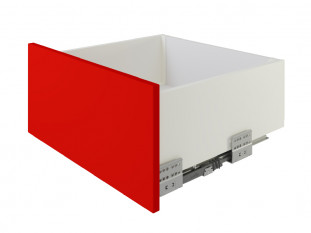 Комплект ящика  с прямыми боковинами СТАРТ push to open высокий, белый, SB30W.1/500, Boyard