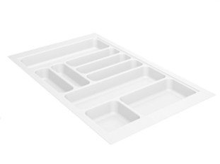 Лоток для столовых приборов OrgaTray 440 для InnoTech Atira/AvanTech YOU/ArciTech, Гл370-440xШ301-350, пластик, белый, Art.9194951, Hettich