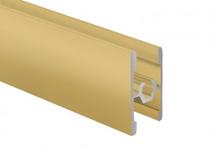 GDS40 Профиль горизонтальный средний под шуруп золото 6200 мм, Dorwell