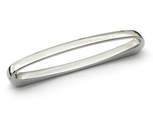 Ручка мебельная, скоба Ellipse, 128 мм, хром, Metakor