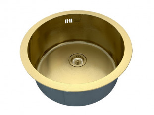 УЦЕНКА Мойка Zorg INOX-PVD SZR-500 500х190мм, выпуск 3 1/2, бронза, нержавеющая сталь