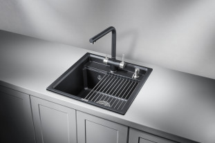 Мойка кухонная Granula KS-5002, 500х510х245мм, шварц , искусственный камень