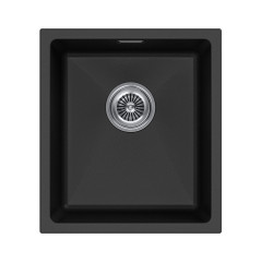 Мойка Paulmark LUMI, LU41-BL, 410х460х210 мм, черный, в комплекте